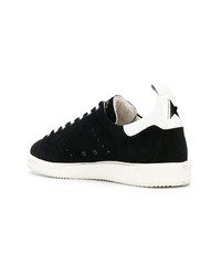 Мужские черные замшевые низкие кеды от Golden Goose Deluxe Brand