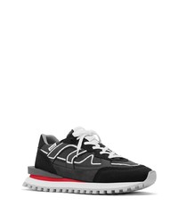 Мужские черные замшевые низкие кеды от Axel Arigato