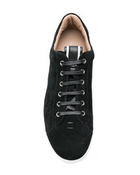 Мужские черные замшевые низкие кеды от Gianvito Rossi