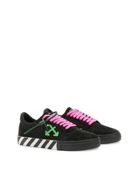 Мужские черные замшевые низкие кеды от Off-White