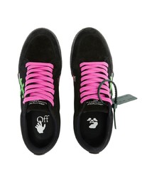 Мужские черные замшевые низкие кеды от Off-White