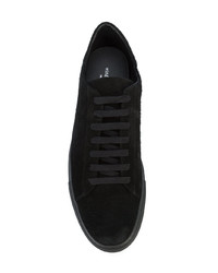 Мужские черные замшевые низкие кеды от Wings + Horns