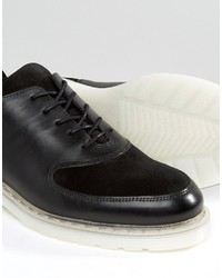 Черные замшевые оксфорды от Zign Shoes