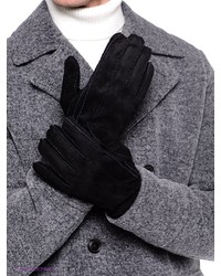 Мужские черные замшевые перчатки от Dali Exclusive
