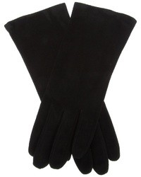 Женские черные замшевые перчатки от Dents