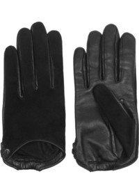 Женские черные замшевые перчатки от Givenchy