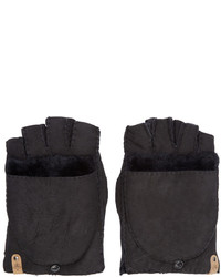 Мужские черные замшевые перчатки от Mackage