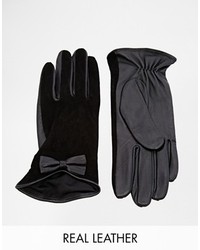 Женские черные замшевые перчатки от Oasis