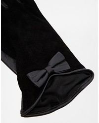 Женские черные замшевые перчатки от Oasis