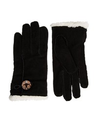 Женские черные замшевые перчатки от Totes
