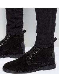 Мужские черные замшевые повседневные ботинки от Asos