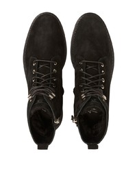 Мужские черные замшевые повседневные ботинки от Giuseppe Zanotti