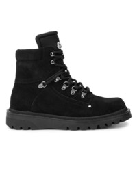 Мужские черные замшевые повседневные ботинки от Moncler