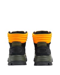 Мужские черные замшевые повседневные ботинки от Gucci