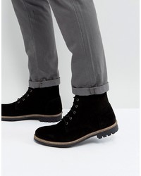 Мужские черные замшевые повседневные ботинки от Dead Vintage