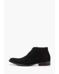 Мужские черные замшевые повседневные ботинки от Franco Bellucci