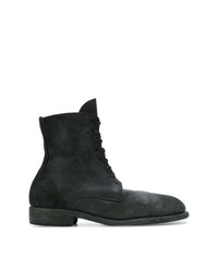Мужские черные замшевые повседневные ботинки от Guidi
