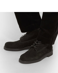 Мужские черные замшевые повседневные ботинки