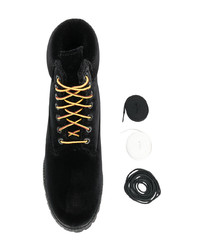 Мужские черные замшевые повседневные ботинки от Off-White