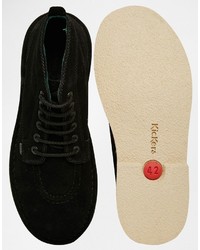 Мужские черные замшевые повседневные ботинки от Kickers