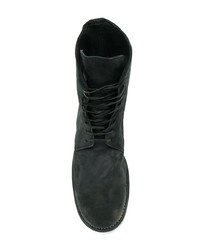 Мужские черные замшевые повседневные ботинки от Guidi