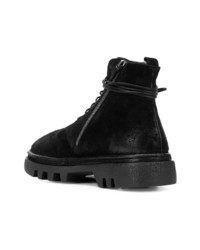 Мужские черные замшевые повседневные ботинки от Marsèll