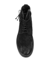 Мужские черные замшевые повседневные ботинки от Marsèll