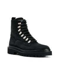 Мужские черные замшевые повседневные ботинки от Balmain