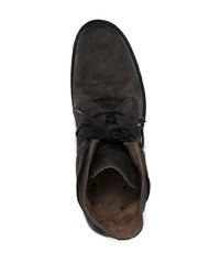 Мужские черные замшевые повседневные ботинки от Poème Bohémien