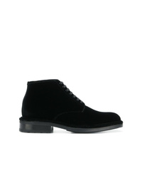 Мужские черные замшевые повседневные ботинки от Saint Laurent