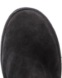 Мужские черные замшевые повседневные ботинки от Guidi