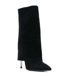 Черные замшевые полусапоги от Balmain