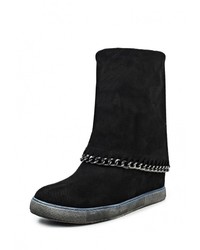 Черные замшевые полусапоги от Bellamica