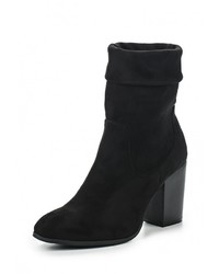 Черные замшевые полусапоги от Bullboxer