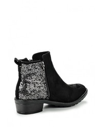 Черные замшевые полусапоги от Chika10