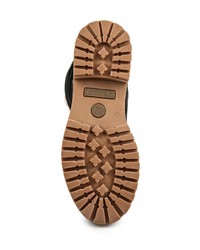 Черные замшевые полусапоги от Darkwood