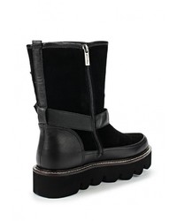 Черные замшевые полусапоги от Ekonika