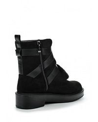 Черные замшевые полусапоги от Elsi