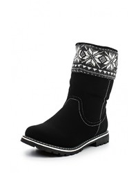 Черные замшевые полусапоги от Enjoin'