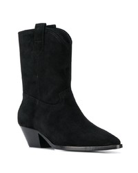 Черные замшевые полусапоги от Ash