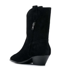 Черные замшевые полусапоги от Ash