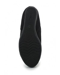 Черные замшевые полусапоги от Geox