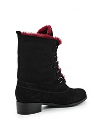 Черные замшевые полусапоги от Gold Key