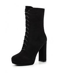 Черные замшевые полусапоги от Grand Style