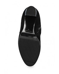 Черные замшевые полусапоги от Hortos