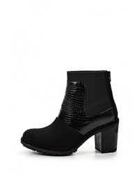 Черные замшевые полусапоги от Mamma Mia