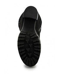 Черные замшевые полусапоги от Mellisa