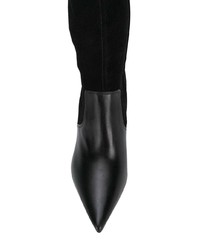 Черные замшевые полусапоги от Tory Burch