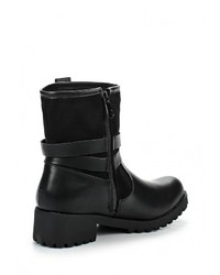 Черные замшевые полусапоги от Queen Vivi