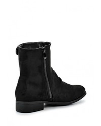 Черные замшевые полусапоги от Queen Vivi